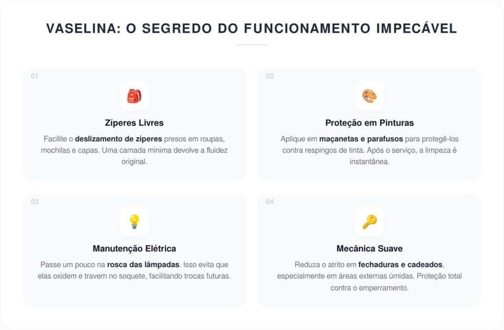 8 maneiras surpreendentes de usar vaselina em casa