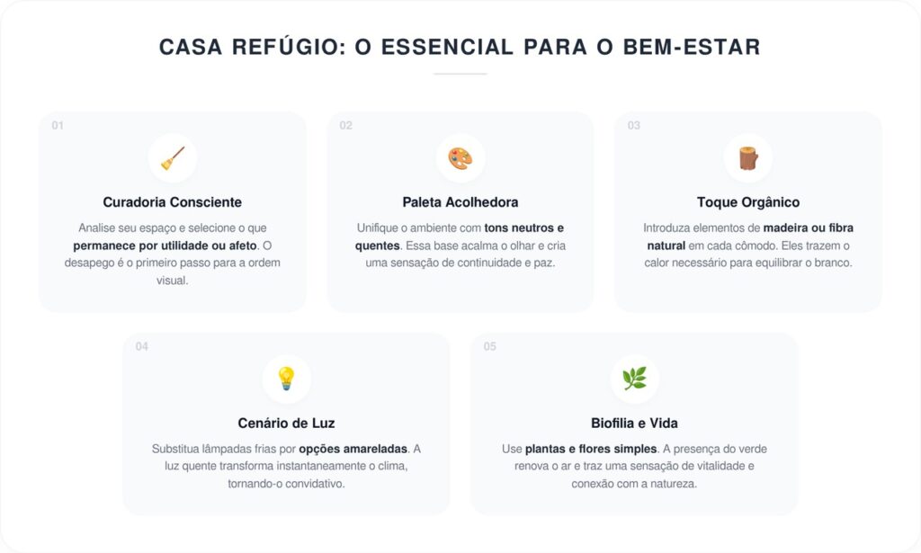 Minimalismo acolhedor: a tendência de decoração de 2026 que transforma qualquer espaço sem gastar muito