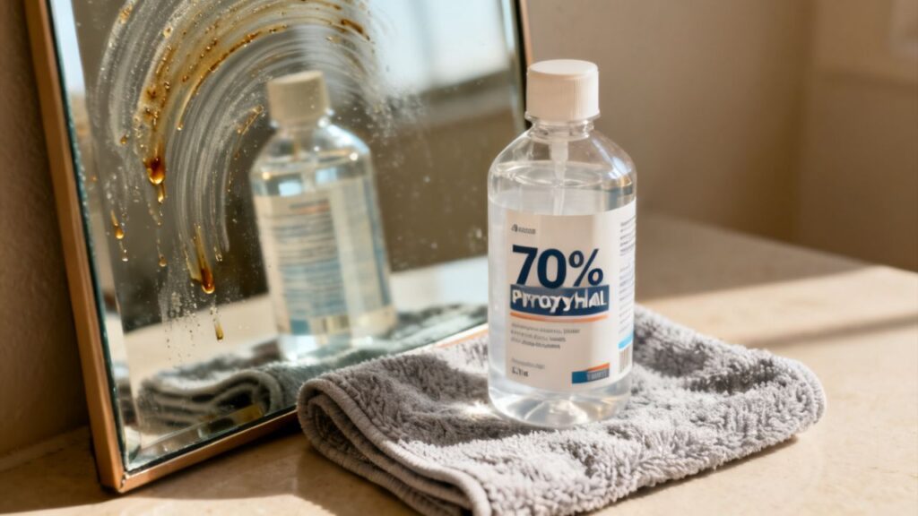 Sem vinagre nem bicarbonato: o truque caseiro com 1 ingrediente para limpar o espelho sem manchas