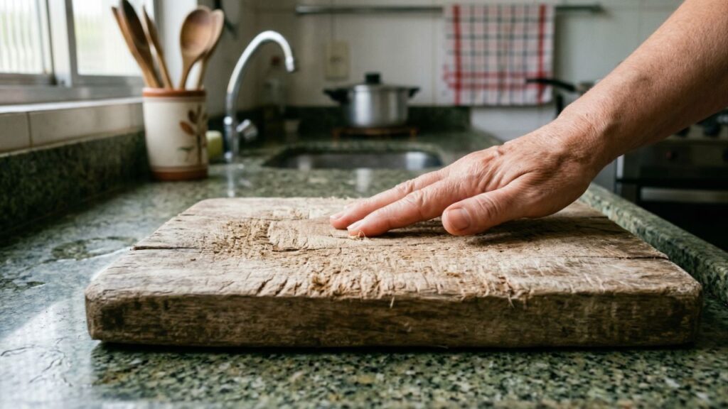 Sua tábua de madeira está feia e riscada? Aprenda a renovar a peça sem gastar quase nada