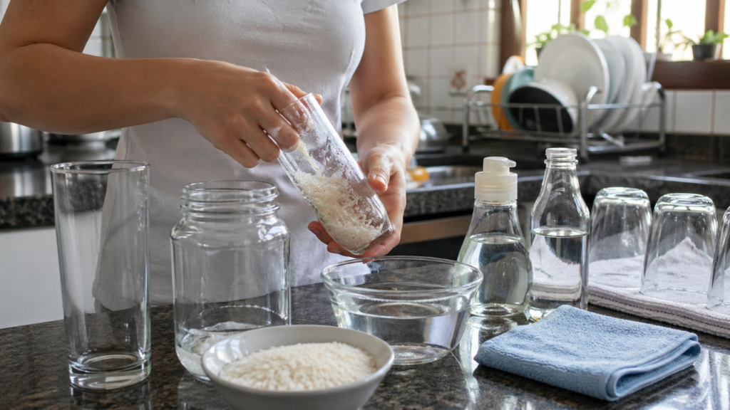 Adeus copos embaçados: o passo simples que evita marcas brancas depois da lavagem