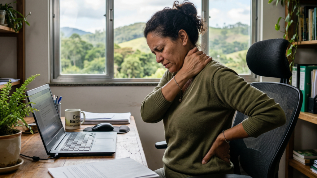 Dor nesta parte das costas pode ser um sinal importante e o corpo nem sempre está falando só da coluna
