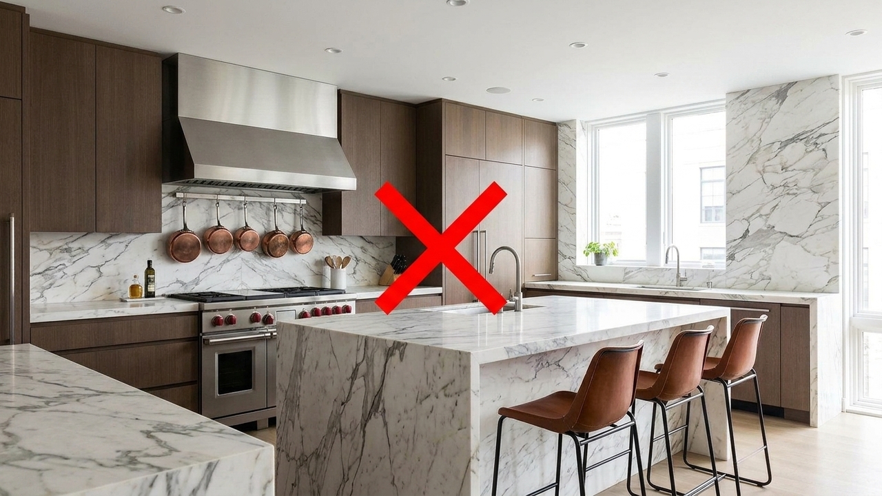 Adeus ao mármore: a nova tendência mais elegante e prática para cozinhas e banheiros em 2026