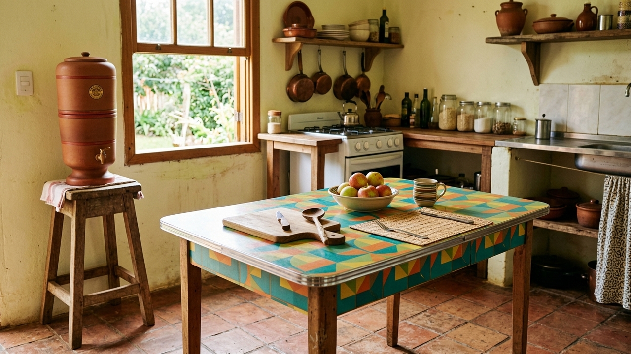 A mesa de fórmica era presença certa em toda casa simples e marcou a rotina de muitas famílias