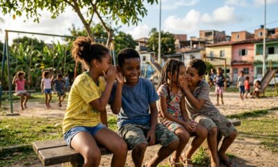 Passar anel e telefone sem fio eram brincadeiras simples que ensinavam muito mais do que parecia