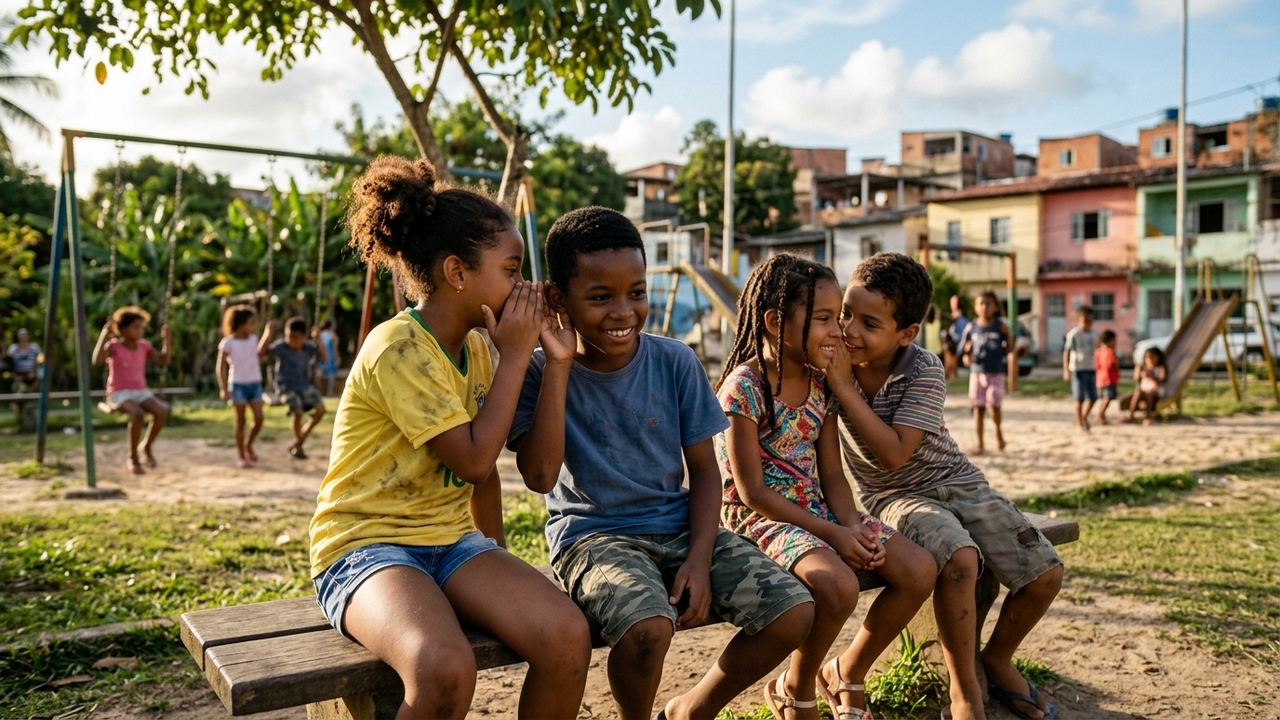 Passar anel e telefone sem fio eram brincadeiras simples que ensinavam muito mais do que parecia