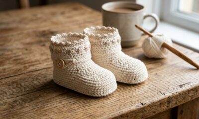 Como fazer sapatinho de crochê para bebê com um resultado profissional e fofo