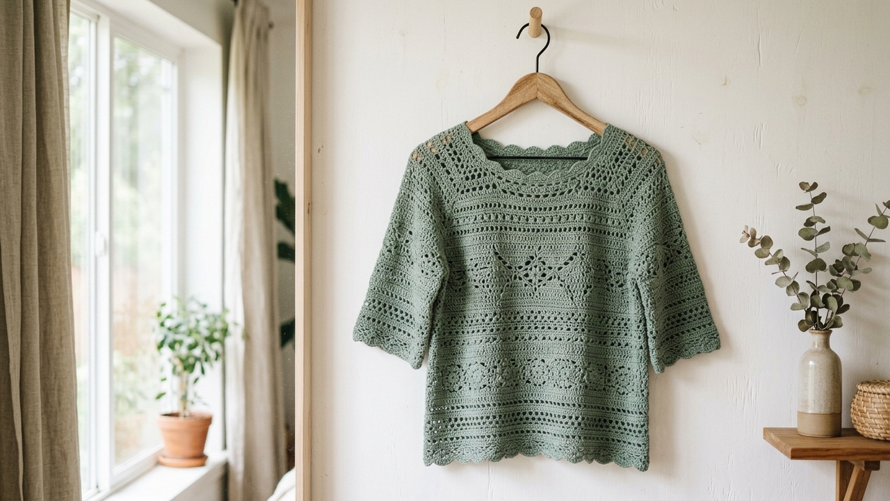 Blusas de crochê: modelos lindos para usar no dia a dia