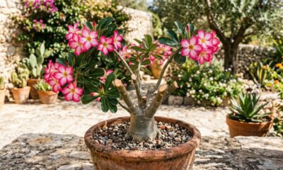 Quando podar rosa do deserto sem prejudicar a planta e garantir uma floração mais intensa