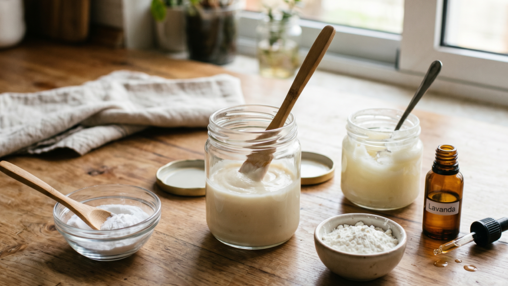 Nem perfume forte, nem fórmula cara: o desodorante caseiro com bicarbonato que virou tendência