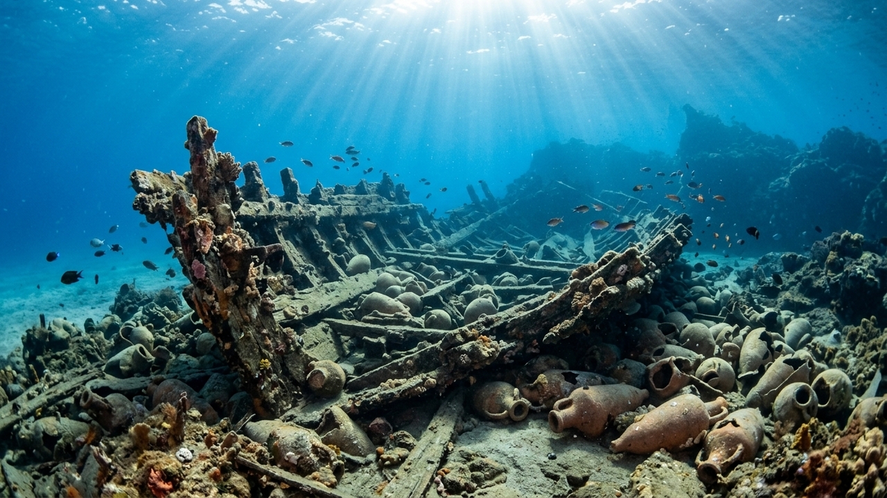 Os mais antigos datam do século V a.C.: dezenas de naufrágios descobertos no Estreito de Gibraltar.