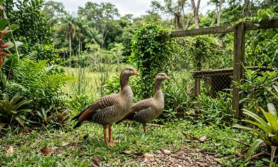Dois gansos resgatados revelam a força do vínculo na reabilitação animal