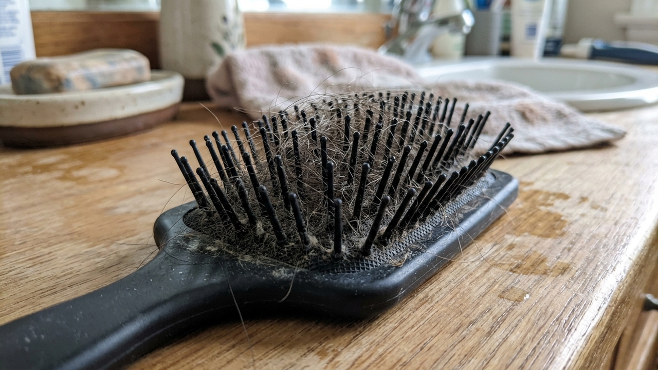 O que acontece quando você não limpa sua escova de cabelo?