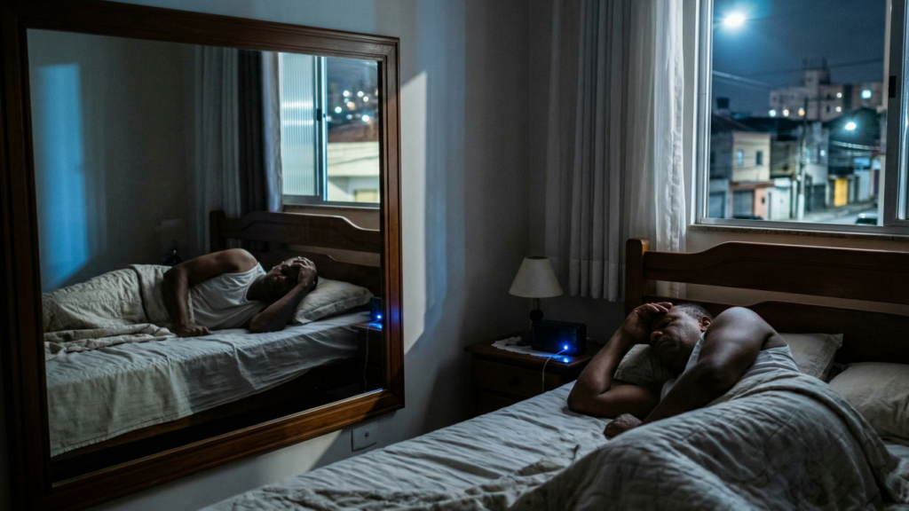 Como um espelho mal posicionado no quarto pode interferir no sono sem que você perceba de imediato
