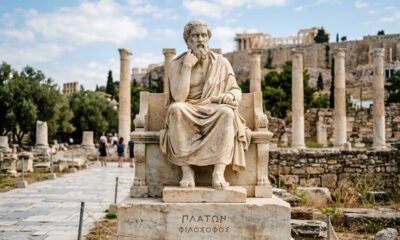 Platão, filósofo grego: “A medida de um homem é...” Essa mensagem ensina que o verdadeiro valor de uma pessoa está na forma como ela usa sua influência