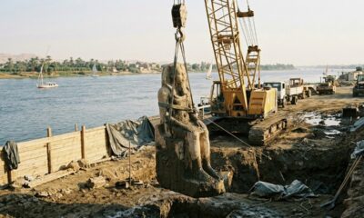 Uma estátua relacionada à história de Moisés foi recuperada do Nilo