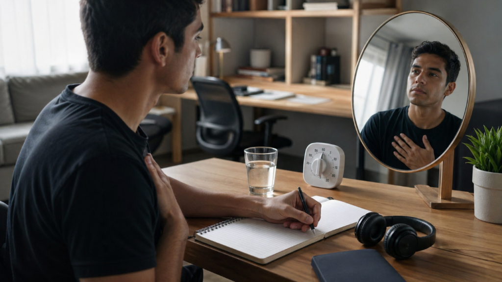 O hábito de falar sozinho que muita gente esconde pode mostrar uma mente mais estratégica do que parece