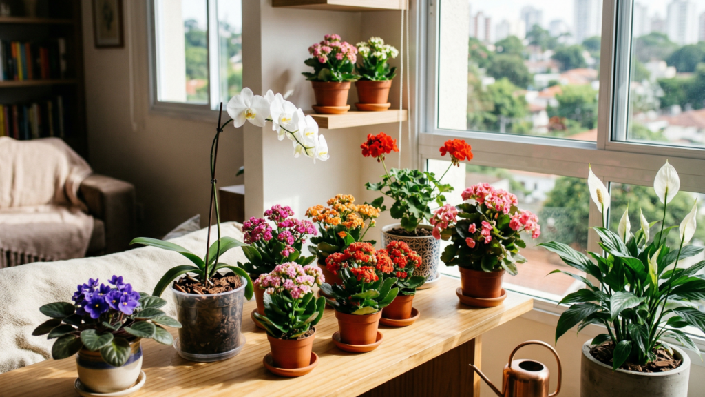 10 plantas de interior com flores para quem esquece de regar, mas quer uma casa sempre mais viva
