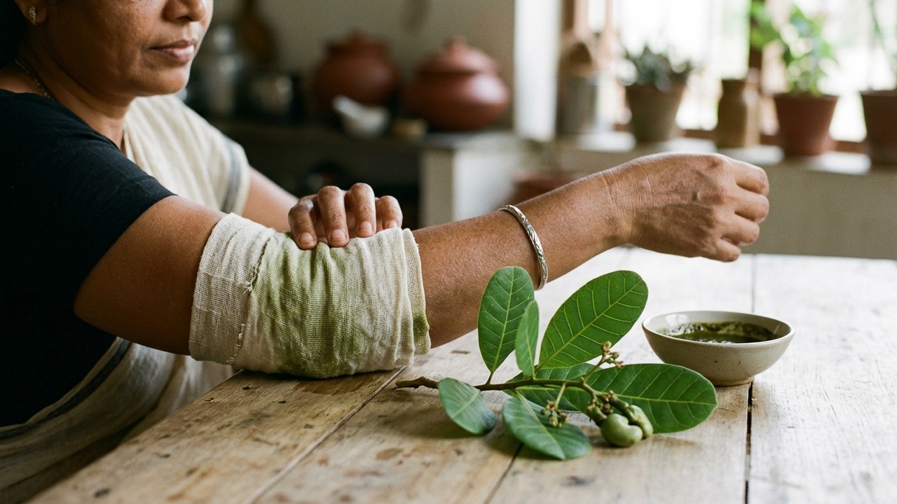 Folha do caju para tendinite é usada como alternativa natural no tratamento