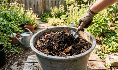 Como fazer substrato com folhas secas sem gastar nada e melhorar a qualidade do solo das suas plantas