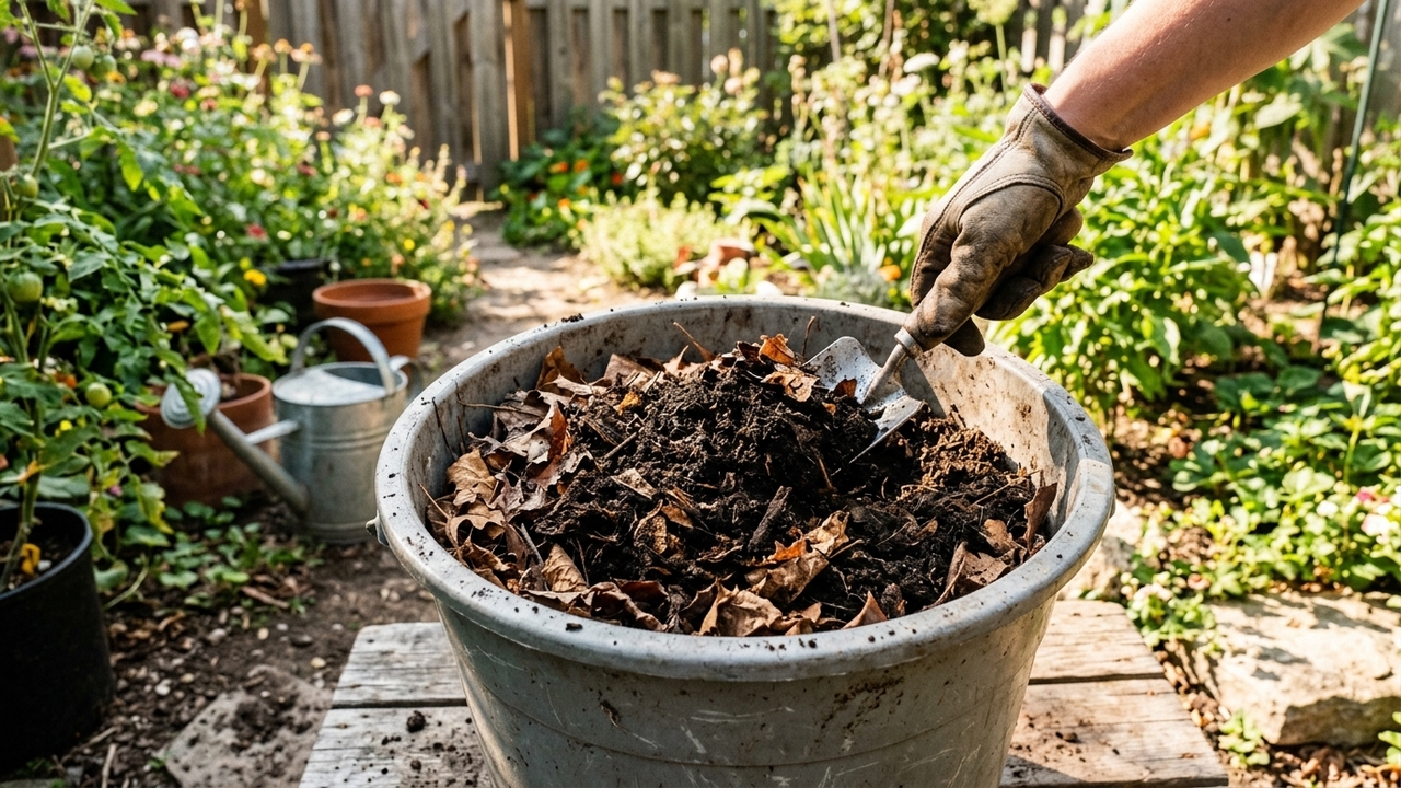 Como fazer substrato com folhas secas sem gastar nada e melhorar a qualidade do solo das suas plantas