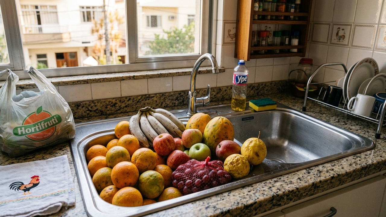 Como limpar alimentos como frutas e verduras do jeito certo e sem complicação