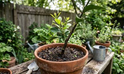 Como fazer muda de limão com um galho do pé e acelerar o crescimento da planta em casa