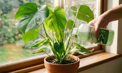 Fertilizante líquido caseiro pode fazer suas plantas crescerem mais rápido com um método simples