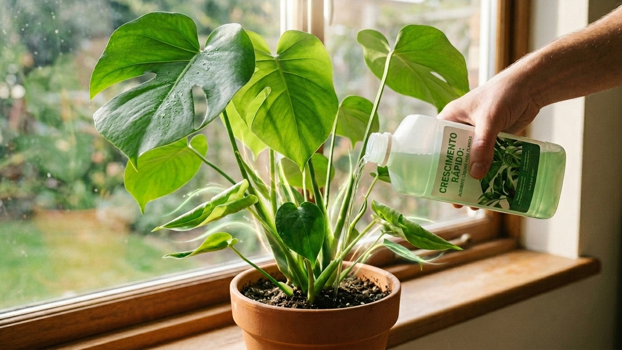 Fertilizante líquido caseiro pode fazer suas plantas crescerem mais rápido com um método simples