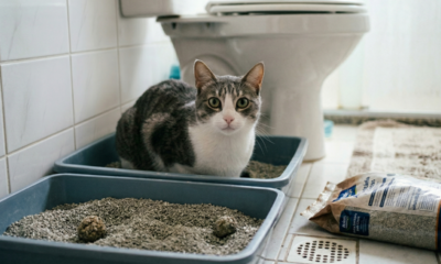 Nem toda areia de gato deve ir na descarga e esse detalhe pode evitar um grande problema no banheiro