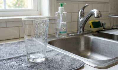 Adeus copos embaçados: o passo simples que evita marcas brancas depois da lavagem