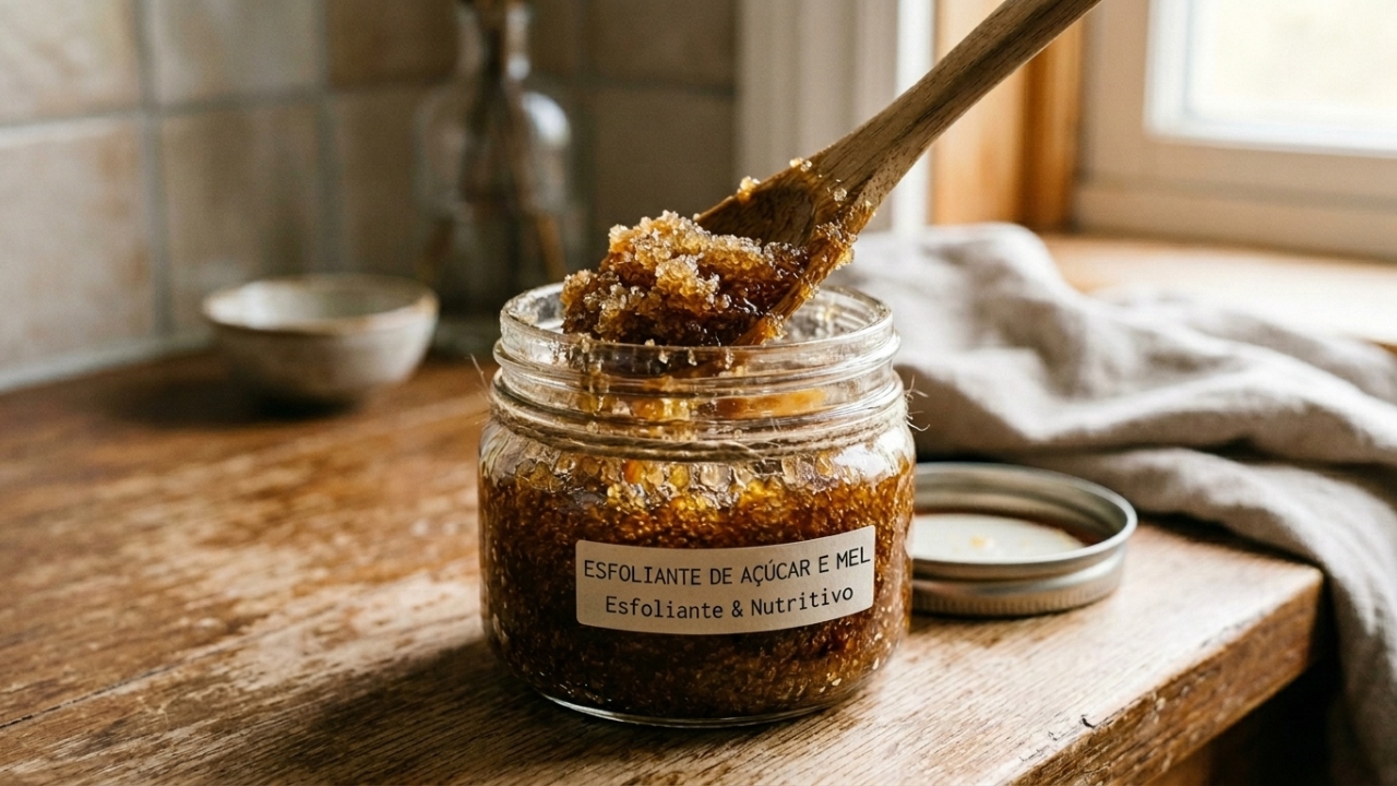 Misturar açúcar com mel: para que serve e por que essa receita é usada na esfoliação caseira