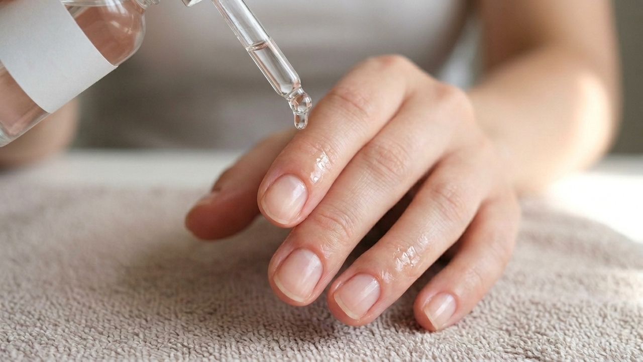 Óleo de bebê nas unhas quebradiças pode ajudar a manter hidratação e aparência mais saudável