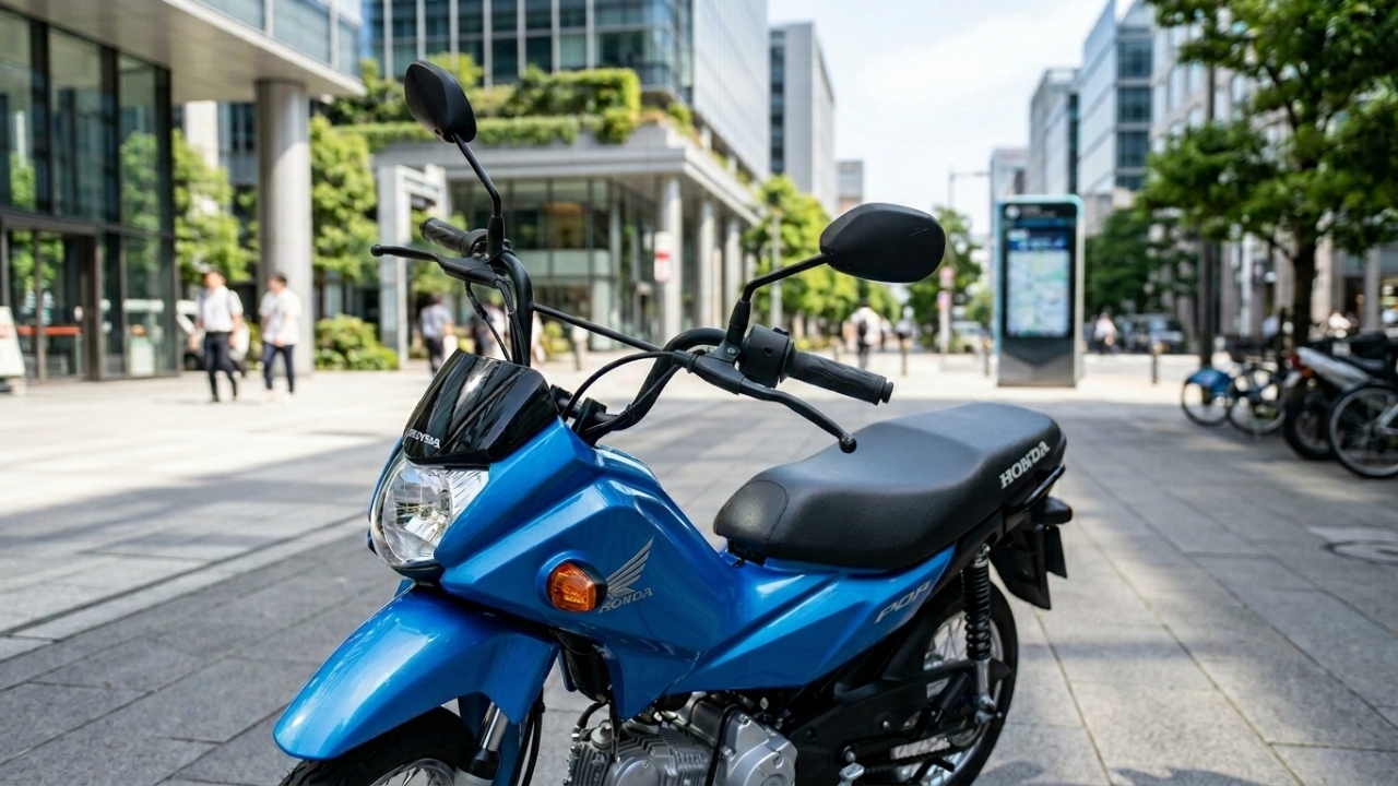 Honda Pop chega à linha 2027 com retorno do manete esquerdo, agora destinado ao sistema de freio