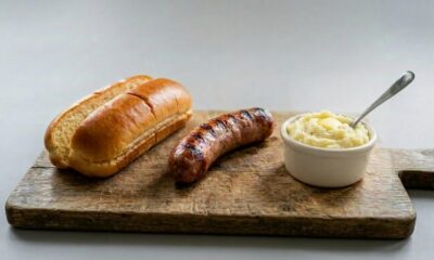 Monte pão, salsicha e purê de batata na ordem certa e tenha um cachorro-quente de forno perfeito e bem cremoso