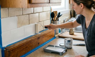 Como pintar azulejo antigo e dar um novo visual para cozinha ou banheiro sem quebrar nada