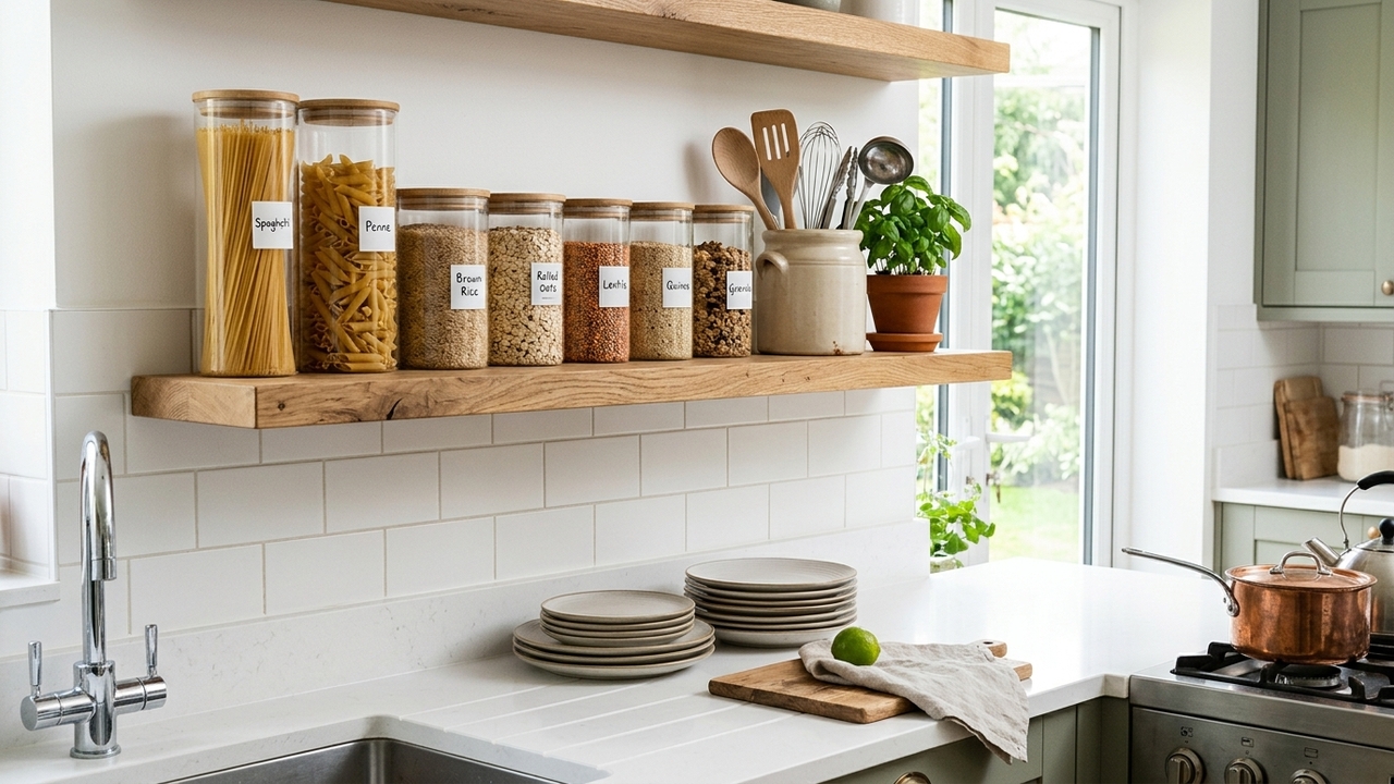 Um projeto fácil de prateleira pode transformar espaços pequenos com mais praticidade e charme