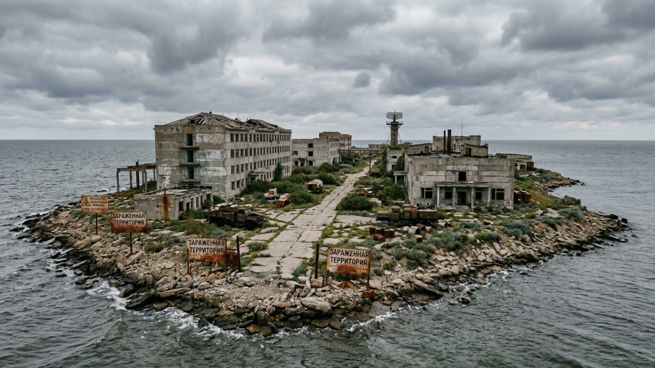 Os soviéticos abandonaram um campo de testes de armas biológicas ultrassecreto. 34 anos depois, a "Ilha do Antraz" está despertando