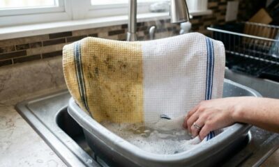 Adeus pano amarelado: o método caseiro que solta gordura e melhora o aspecto do tecido