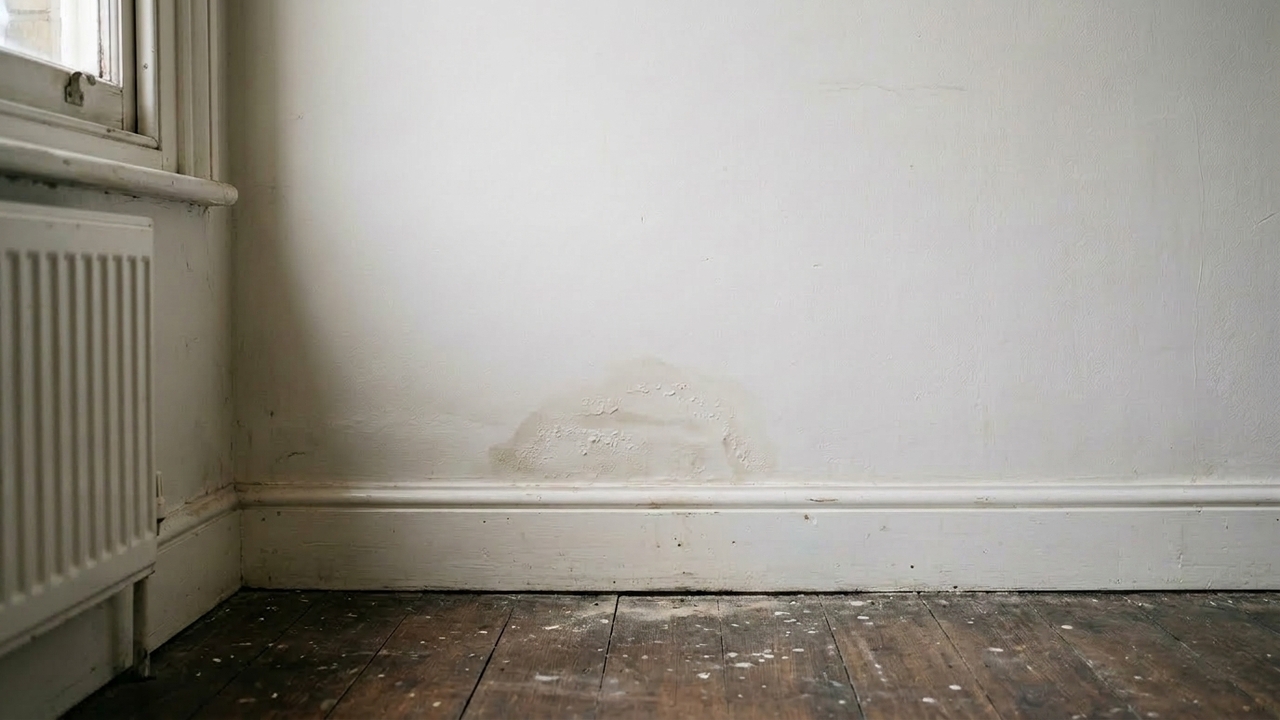 A infiltração leve na parede pode parecer pequena, mas costuma piorar rápido quando é ignorada