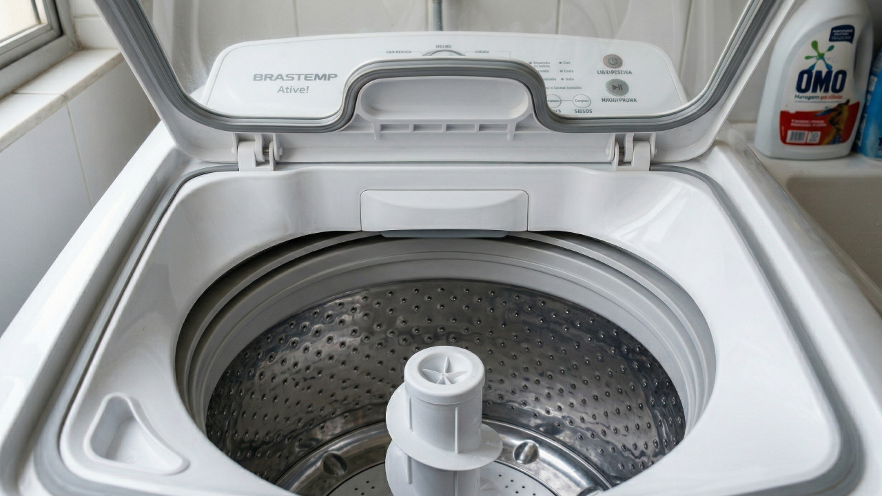 Por que não se deve deixar a porta da máquina de lavar roupa aberta durante muito tempo