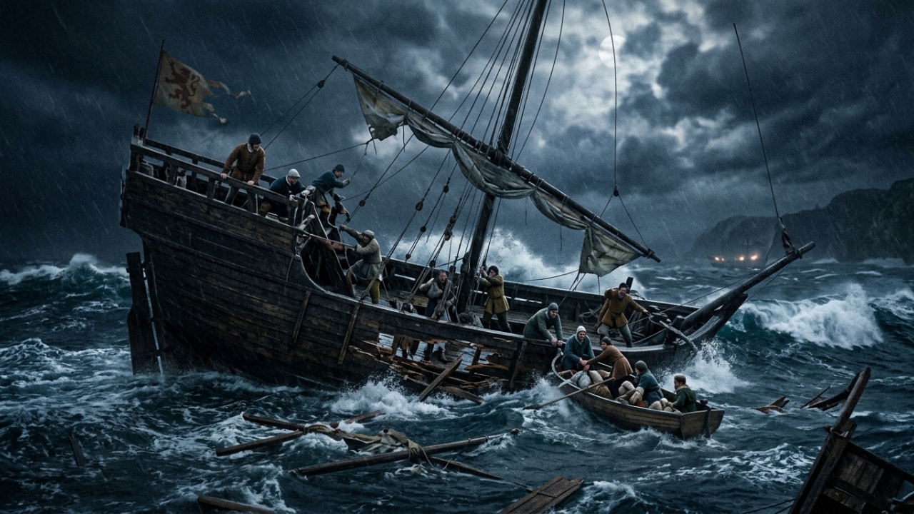 Como um naufrágio em 1120 derrubou uma dinastia medieval e mergulhou a Inglaterra no caos