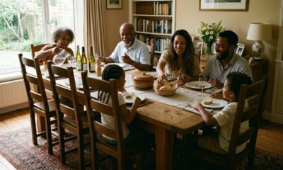 Reuniões em família que hoje são raras e ainda despertam uma saudade bonita
