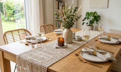 Caminho de mesa de crochê: modelos clássicos e modernos para copiar