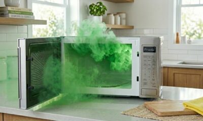 Como deixar o micro-ondas sem gordura e sem cheiro ruim usando apenas um truque simples