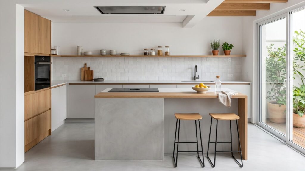 Adeus azulejos na cozinha: a tendência minimalista para renovar o piso em um dia e sem pedreiros