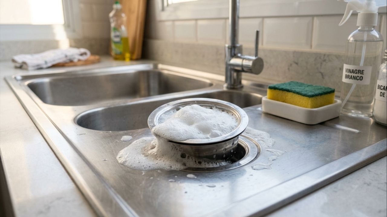 Misturar bicarbonato com vinagre no ralo: para que serve e por que esse truque caseiro continua popular