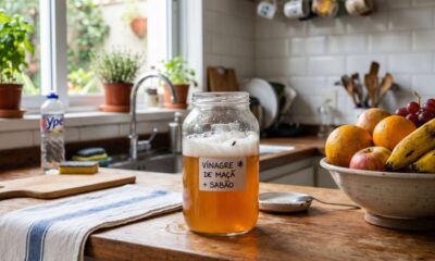 Misturar vinagre de maçã e detergente: para que serve e por que é recomendado