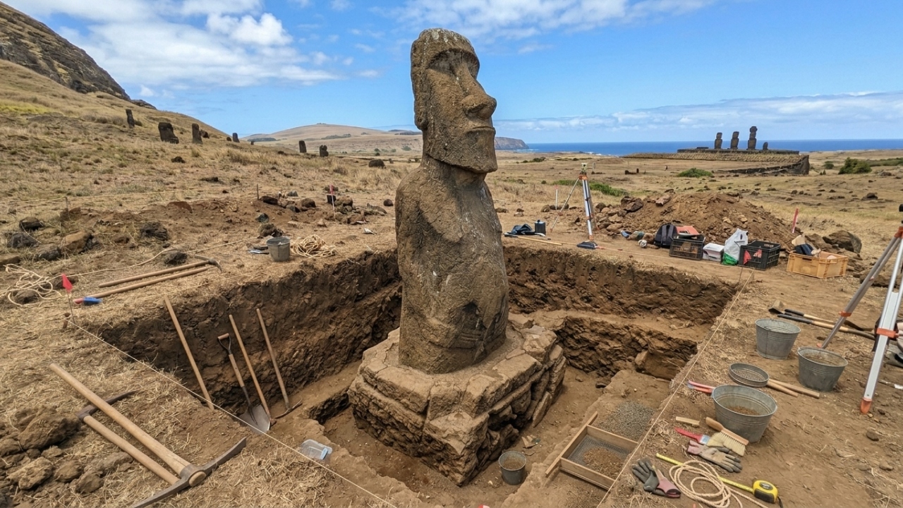 Uma nova descoberta na Ilha de Páscoa pode reescrever a história como a conhecemos