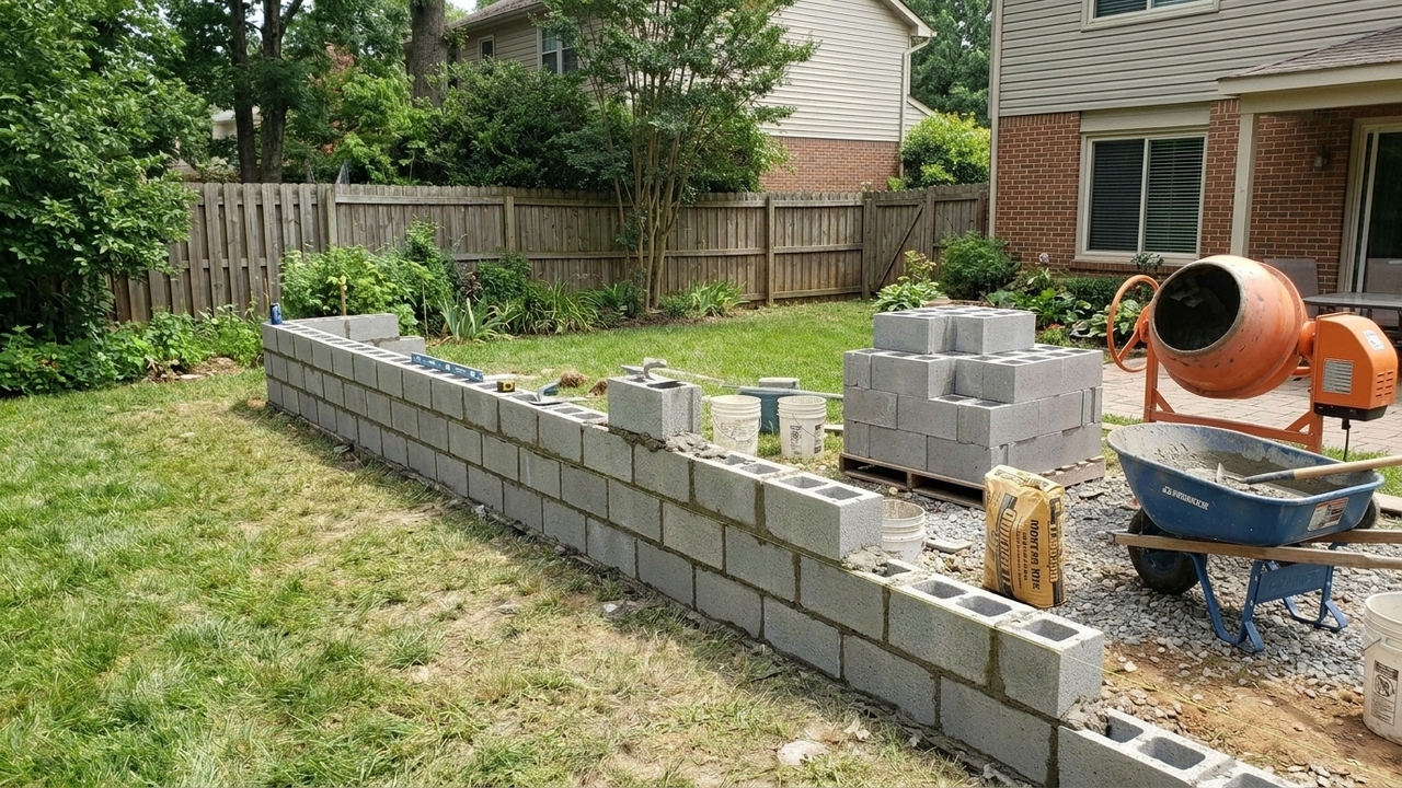 Como fazer um muro simples e entender o que mais pesa no custo antes de começar a obra